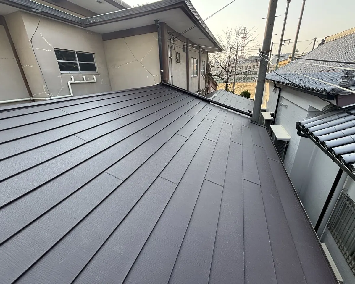 堺市別院 屋根の葺き替え工事
